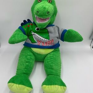 Build-A-Bear Green Plush Dinosaur/Gator
